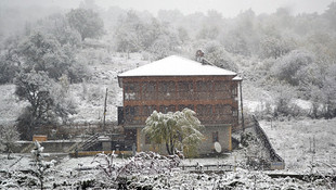 Karabük'te kar yağışı