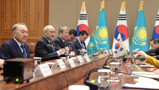Kazakistan Cumhurbaşkanı Nazarbayev Güney Kore’de