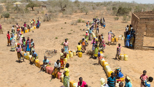 Kenya'da 300 bin kişi bir yudum su bekliyor
