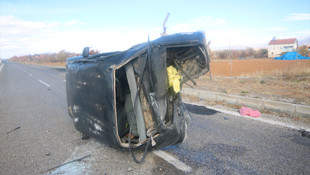 Konya'da iki otomobil çarpıştı: 6 yaralı