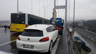 15 Temmuz Şehitler Köprüsünde bırakılan araç polisi harekete geçirdi
