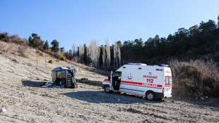 Kütahya'da trafik kazası: 2 yaralı