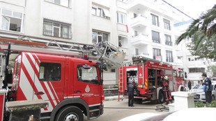 Maltepe'de yangın : 1 yaralı