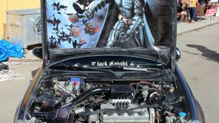 Modifiye araç tutkunları Tekirdağ'da