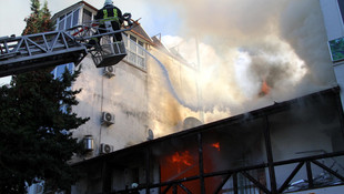 Muğla'da iş yerinde yangın