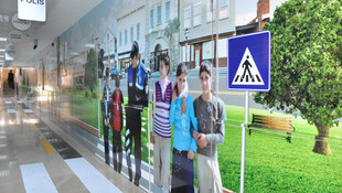 Okulda Trafik Eğitim Koridoru oluşturuldu