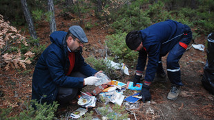 Ormanda FETÖ elabaşı Gülen'e ait kitaplar bulundu