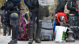 Paris'teki sığınmacı kampı tahliye edildi