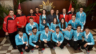 Rafting milli takımı oyuncularından Demircan'a ziyaret