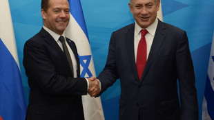 Rusya Başbakanı Medvedev Kudüs'te