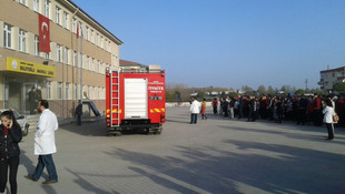 Samsun'da lisede yangın