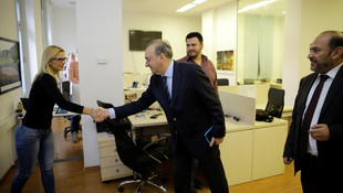 Saraybosna Büyükelçisi Koç, AA ofisini ziyaret etti