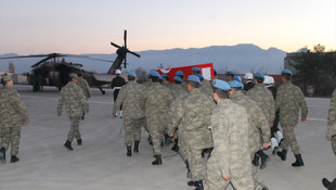 Şehit Uzman Çavuş Arslan için cenaze töreni