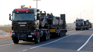 Sınıra askeri sevkiyat