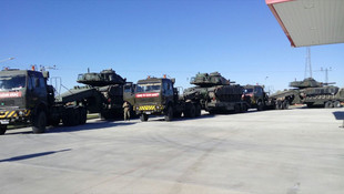 Ankara ve Çankırıdan sınıra askeri sevkiyat