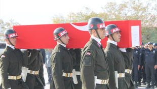 Şırnakta şehit olan er Bayram Kardaş için tören düzenlendi