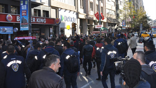 Şişli'de protestoya polis müdahale etti