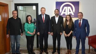 Trabzon Valisi Yavuz'dan AA Trabzon Bölge Müdürlüğüne ziyaret