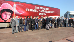 Trabzon'dan Suriyelilere yardım