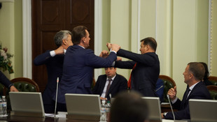 Ukrayna Parlamentosunda kavga