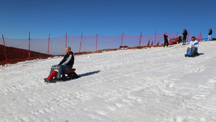 Uludağ'a suni kar desteği