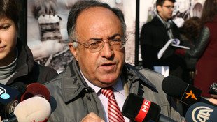 Üsküp sokaklarında sığınmacı sergisi