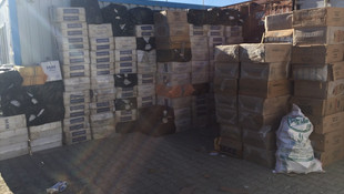 Van'da kaçak sigara operasyonu