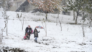 Van'da kar yağışı