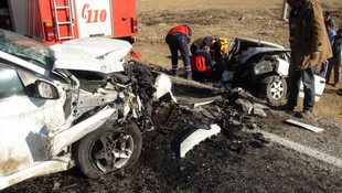 Yozgat'ta trafik kazası: 2 ölü, 1 yaralı