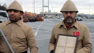 15 Temmuz Şehitler Köprüsü'nde nöbet tuttu