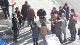 250 kiloluk orkinos balığı ilgi odağı oldu