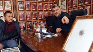 Erzurumlu şehit annesinin saçları tablo oldu!