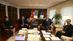 AB Bakanı Çelik, Berger'i kabul etti