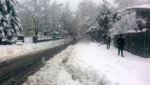 Adana'da kar yağışı