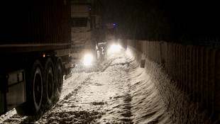 Adana'da kar yağışı