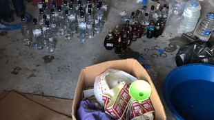 Adana'da sahte içki operasyonu