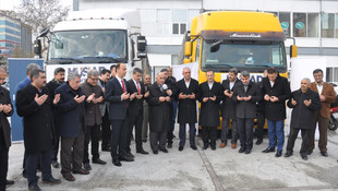 Adıyaman'dan Suriye'ye 2 tır yardım