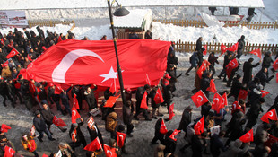 GÜNCELLEME - Ağrı'da Teröre Lanet Kardeşliğe Davet yürüyüşü