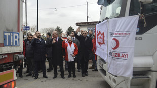 Ankara esnafından Haleplilere yardım