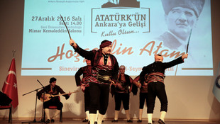 Atatürk'ün Ankara'ya gelişinin 97. yıl dönümü