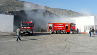 Aydın'da çırçır fabrikasında yangın