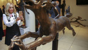 Başkentte Sait Rüstem heykel sergisi