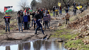 Batı Şeria'da gösterilere müdahale