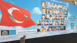 Beşiktaş'ta şehitler için mevlit okutuldu