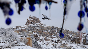 Beyaz Kapadokya hayranlık uyandırıyor