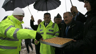 Bolu Dağı'nda kar yağışı