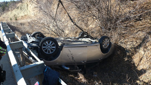 Burdur’da trafik kazası: 3 yaralı