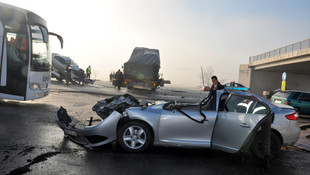 Bursa'da zincirleme trafik kazası
