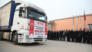 Bursa'dan Halep'e yardım