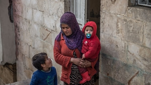 Çadırda yaşayan Halepli aile evlerine kavuştu